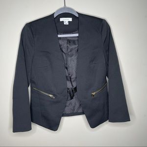 Atmosphere black waist length blazer